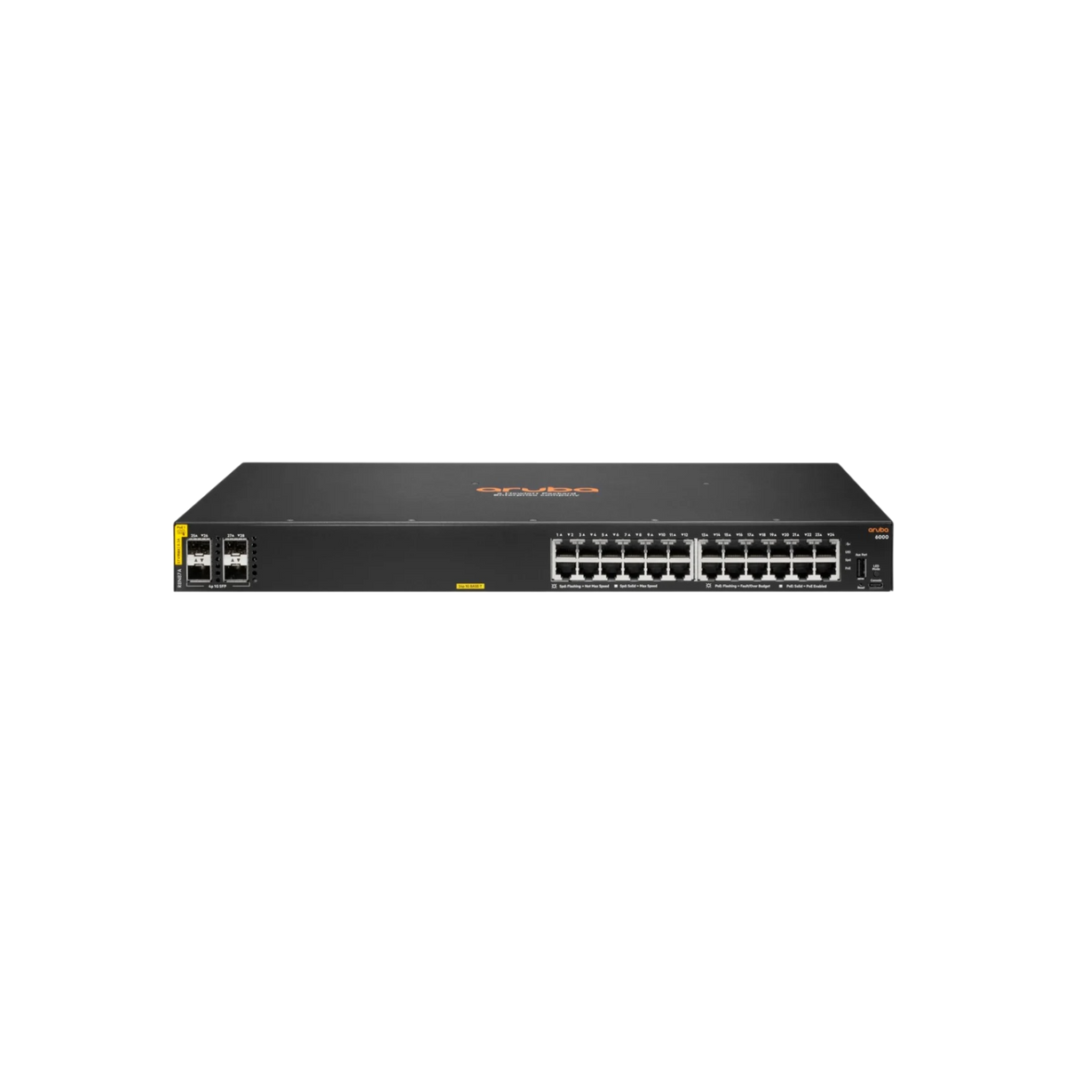 Switch zarządzalny Hewlett Packard Enterprise Aruba Networking 6000 R8N87A 24xGbE PoE 4xSFP 370W.