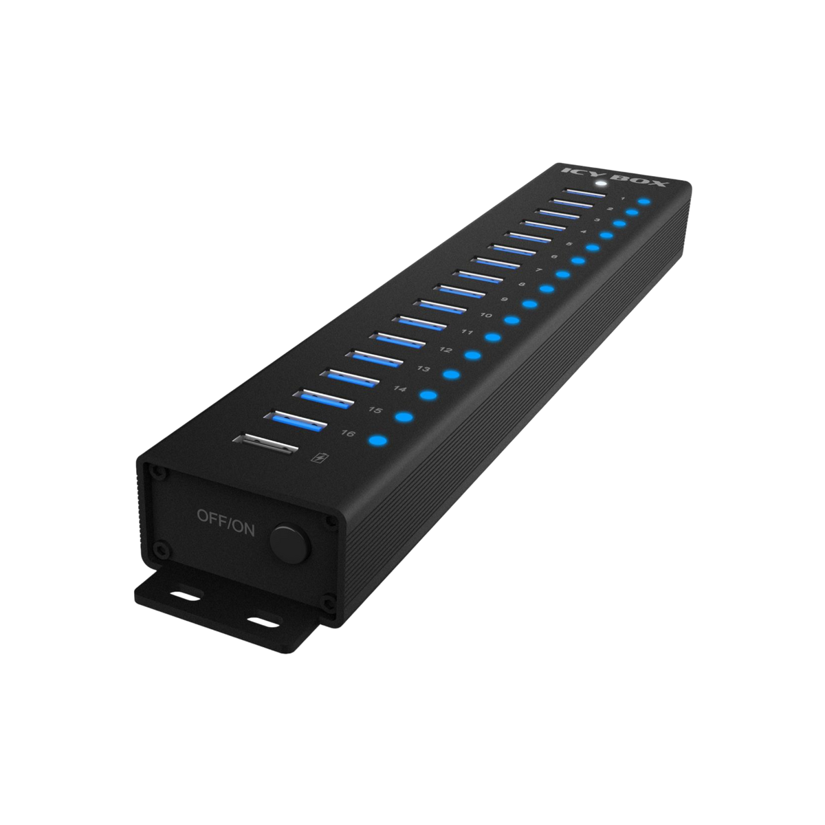 HUB USB Icy Box 17-portowy.