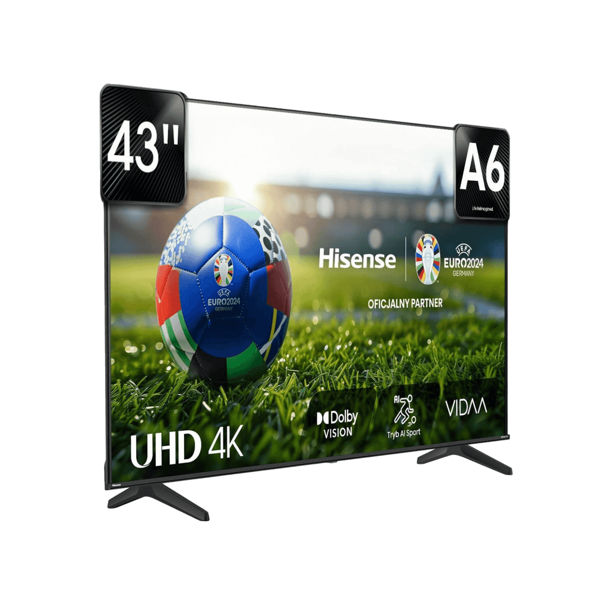 Telewizor Hisense 43A6N 43" LED 4K UHD Smart TV.