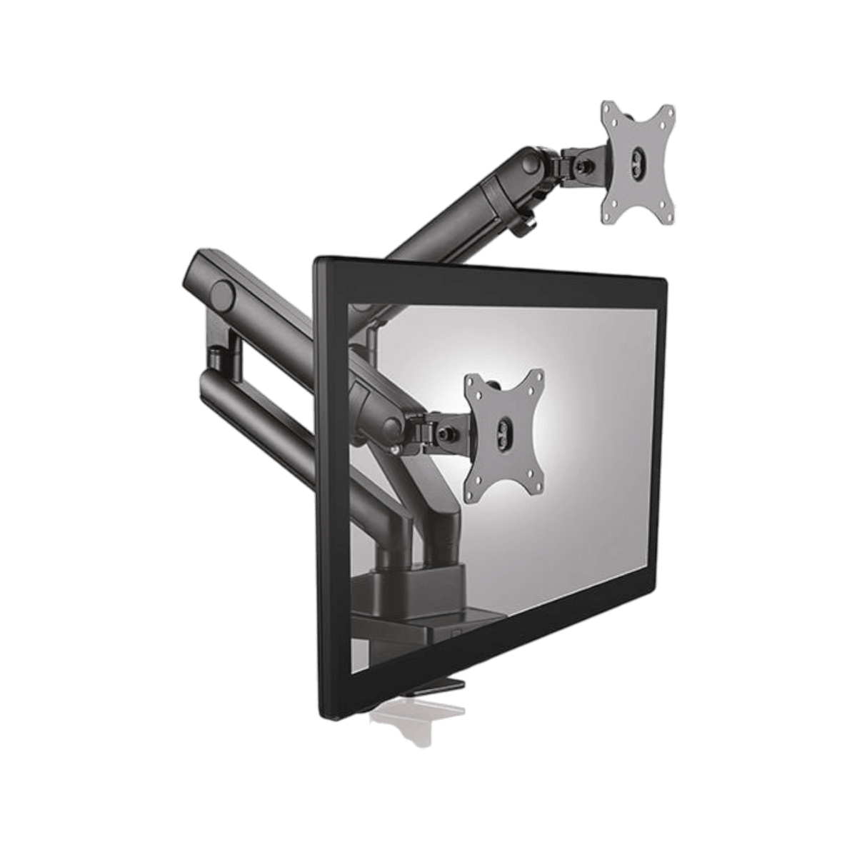 Uchwyt biurkowy na dwa monitory Icy Box IB-MS314-T 32" VESA 8kg.
