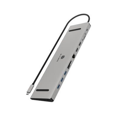 Stacja dokująca IcyBox IB-DK2106a-CPD USB-C Power Delivery 100 W.