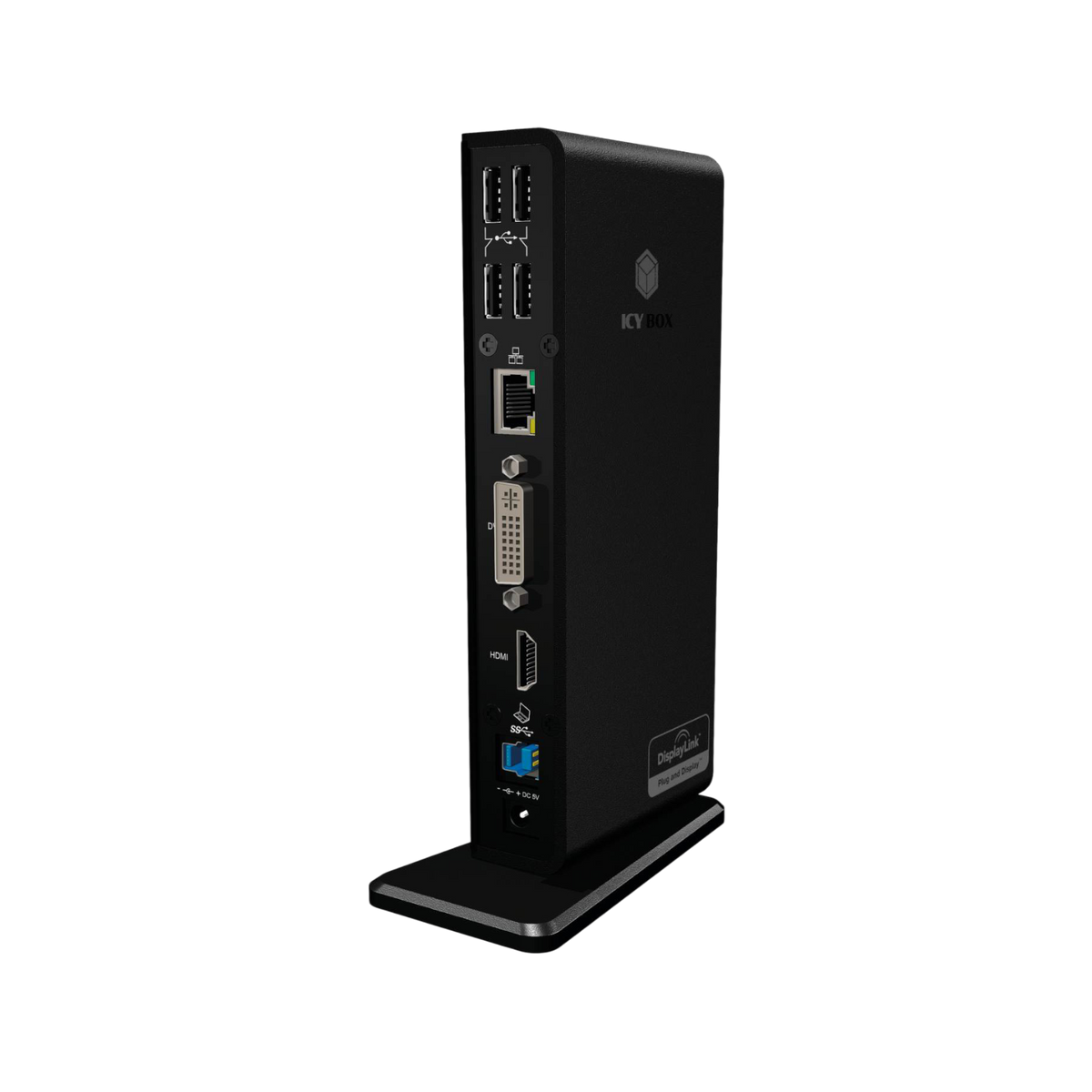 Stacja dokująca IcyBox IB-DK2241AC USB DisplayLink Stojak.