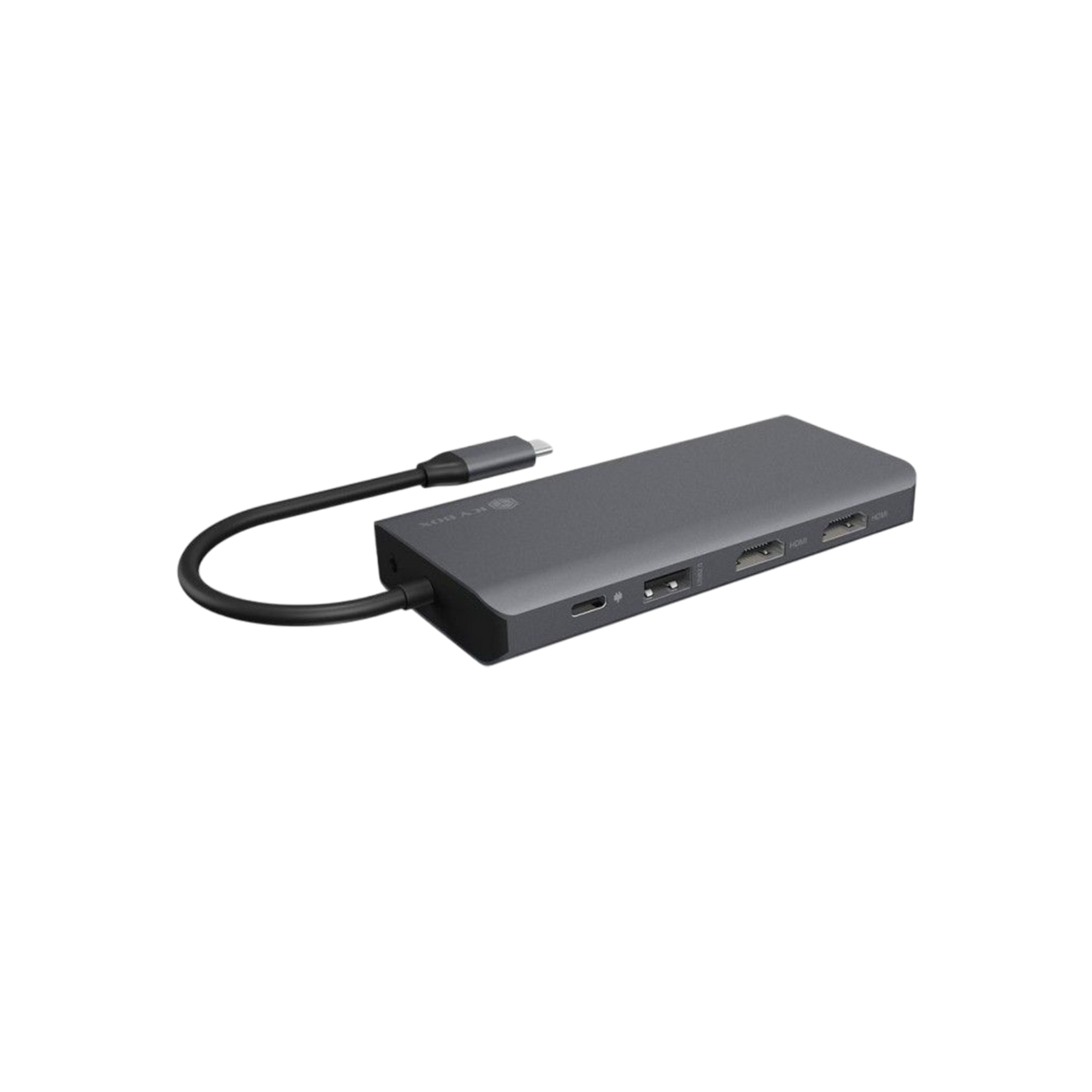 Stacja dokująca IcyBox IB-DK4070-CPD USB-C Power Delivery 100 W.