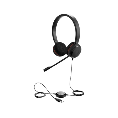 Słuchawki przewodowe nauszne Jabra Evolve 20 MS USB-C.
