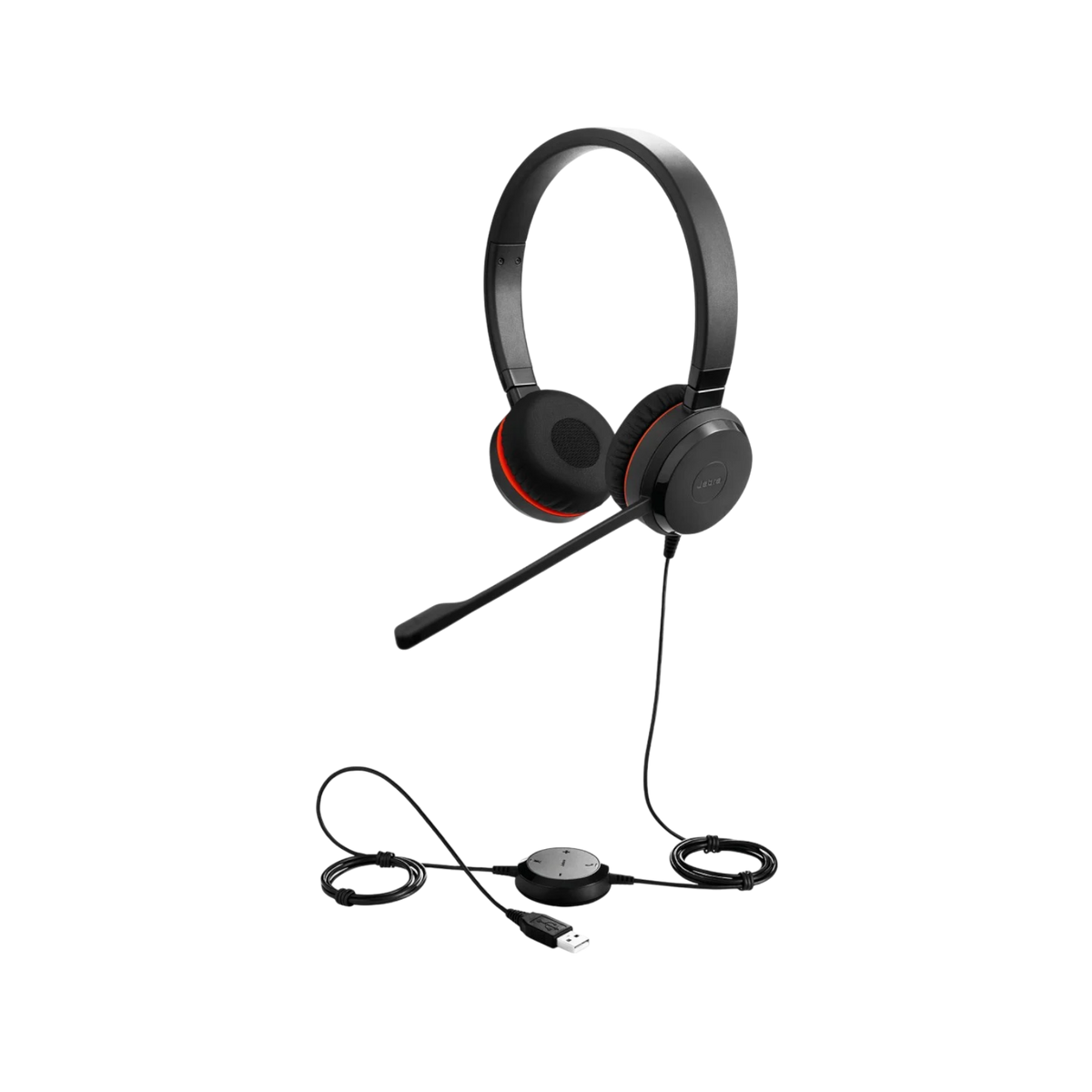 Słuchawki przewodowe nauszne Jabra Evolve 30 II MS USB 3,5mm.