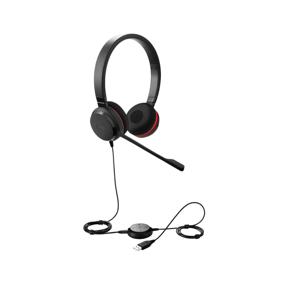 Słuchawki przewodowe nauszne Jabra Evolve 30 II USB 3,5mm.