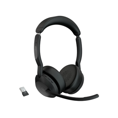 Słuchawki bezprzewodowe nauszne Jabra Evolve2 55 Link380a MS.