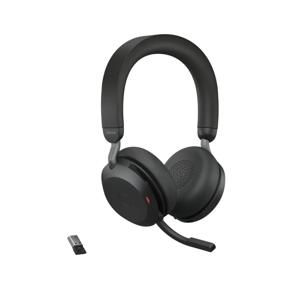 Słuchawki bezprzewodowe nauszne Jabra Evolve2 75 Link380a UC Stand.