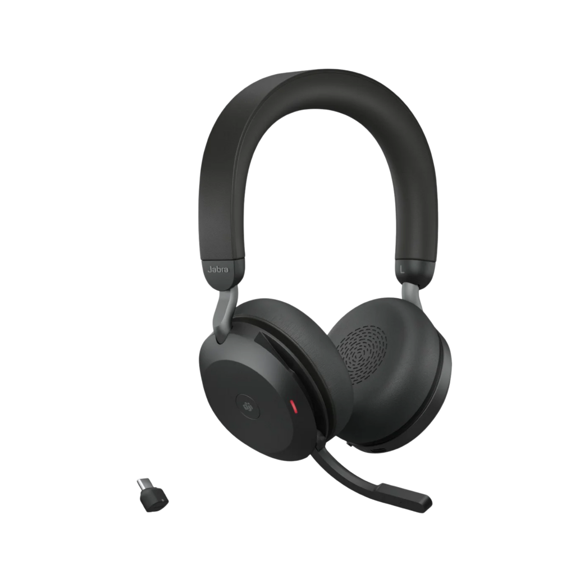 Słuchawki bezprzewodowe nauszne Jabra Evolve2 75 Link380c MS Stand.