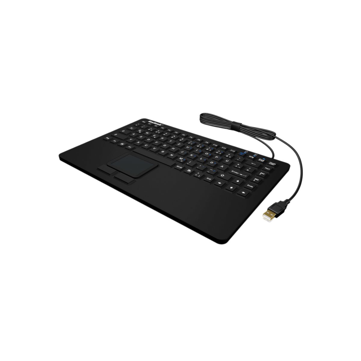 Klawiatura z touchpadem KEYSONIC KSK-5230IN (US) Silikonowa IP68.