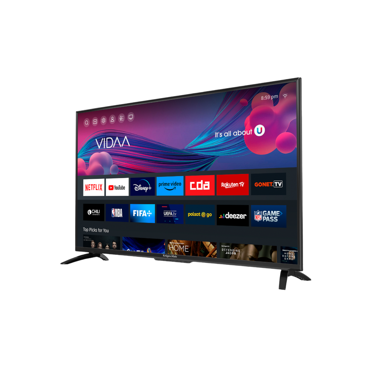 Telewizor Kruger&Matz KM0240FHD-V 40" Full HD Smart TV.