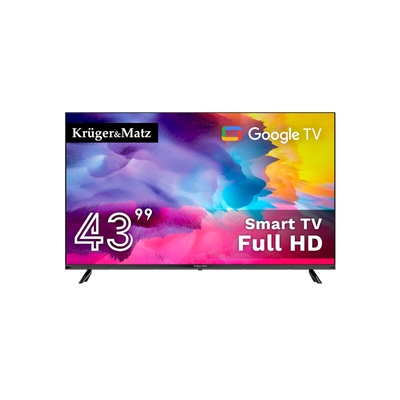 Telewizor Kruger&Matz KM0243FHD-SA 43" Full HD Google TV.