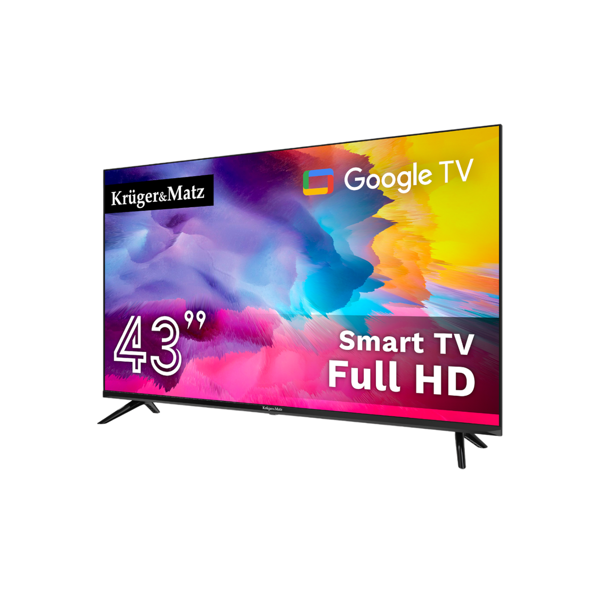 Telewizor Kruger&Matz KM0243FHD-SA 43" Full HD Google TV.
