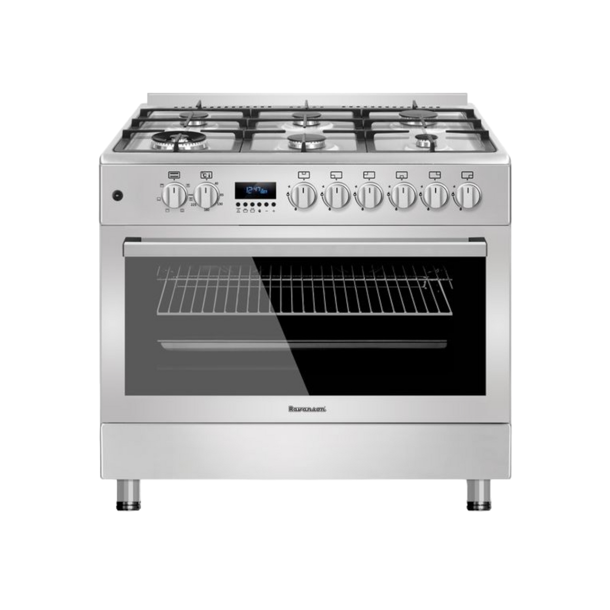Kuchnia gazowo-elektryczna Ravanson KWGE-K90-6 Top Cheff.