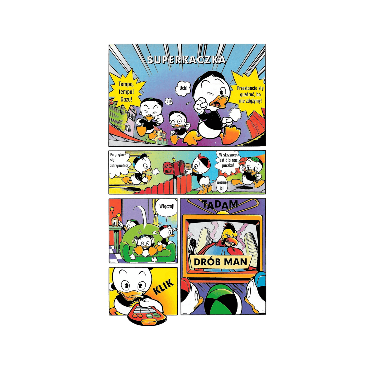 Komiksy Kaczor Donald.