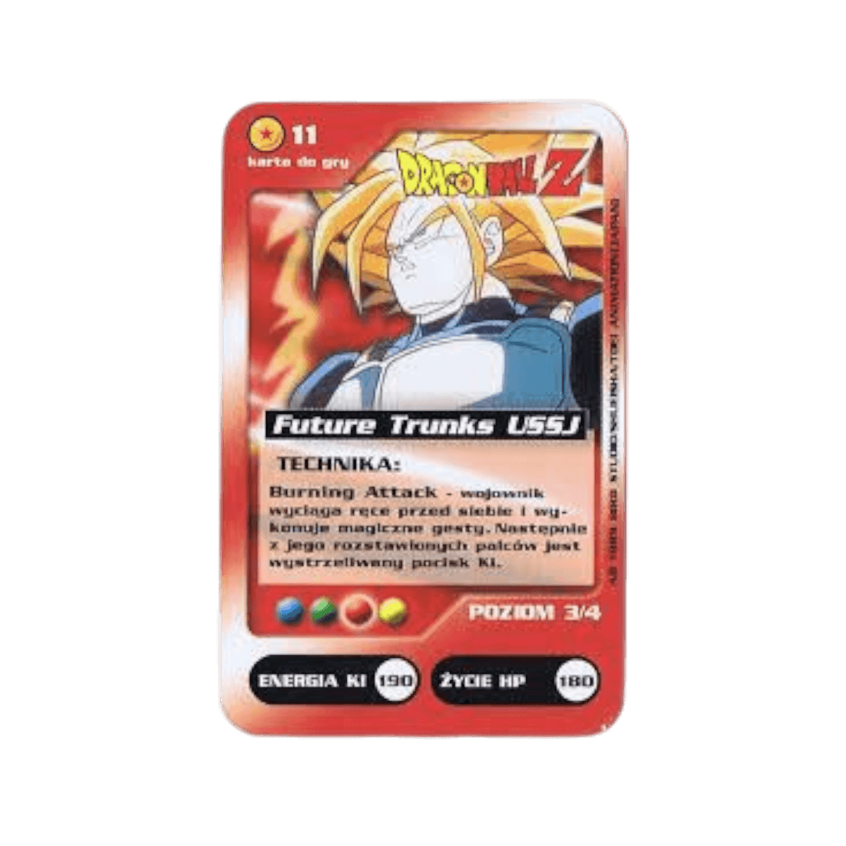 Karty Dragon Ball Z z Chio Chips.