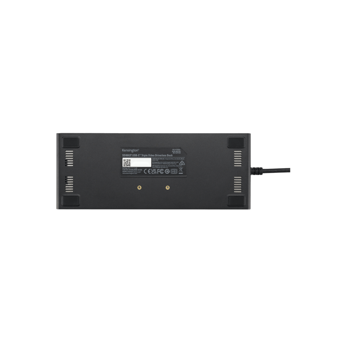 Stacja dokująca Kensington SD4842P EQ USB-C Power Delivery 100 W.