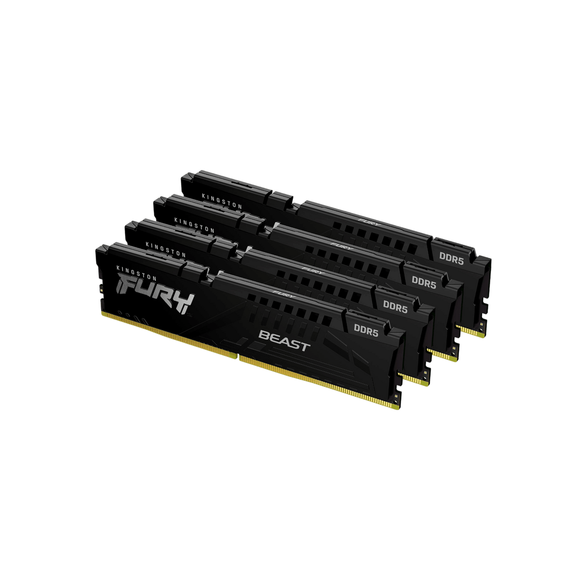 Pamięć RAM Kingston Fury Beast DDR5 128GB (4x32GB) 5600MHz CL40 XMP Black.