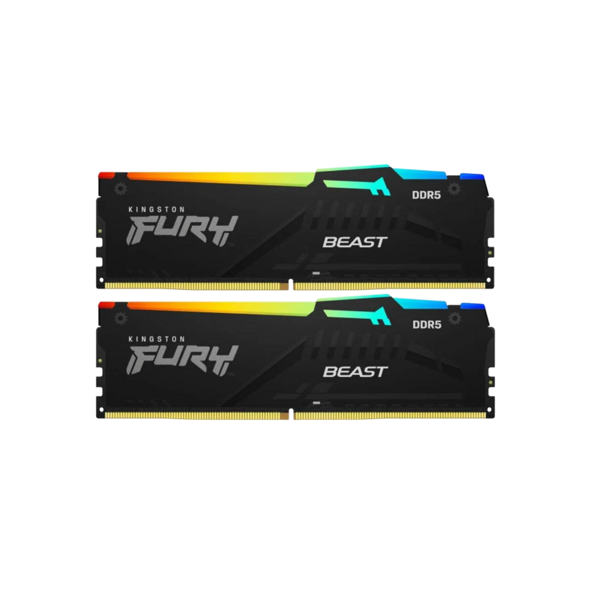 Pamięć RAM Kingston Fury Beast DDR5 RGB 32GB (2x16GB) 5600MHz CL36 EXPO Black.