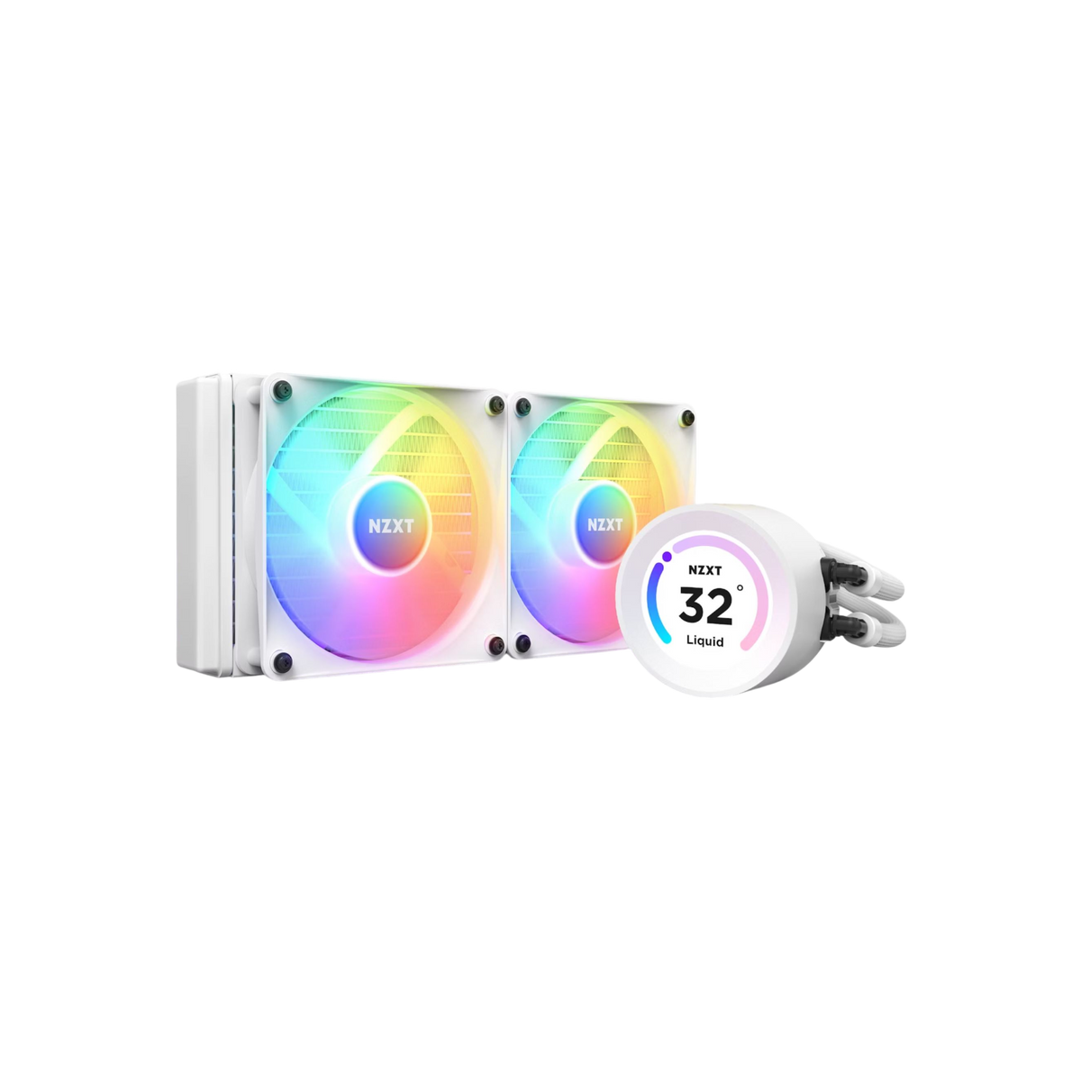 Chłodzenie CPU NZXT Kraken Elite 240 RGB LCD Biały.