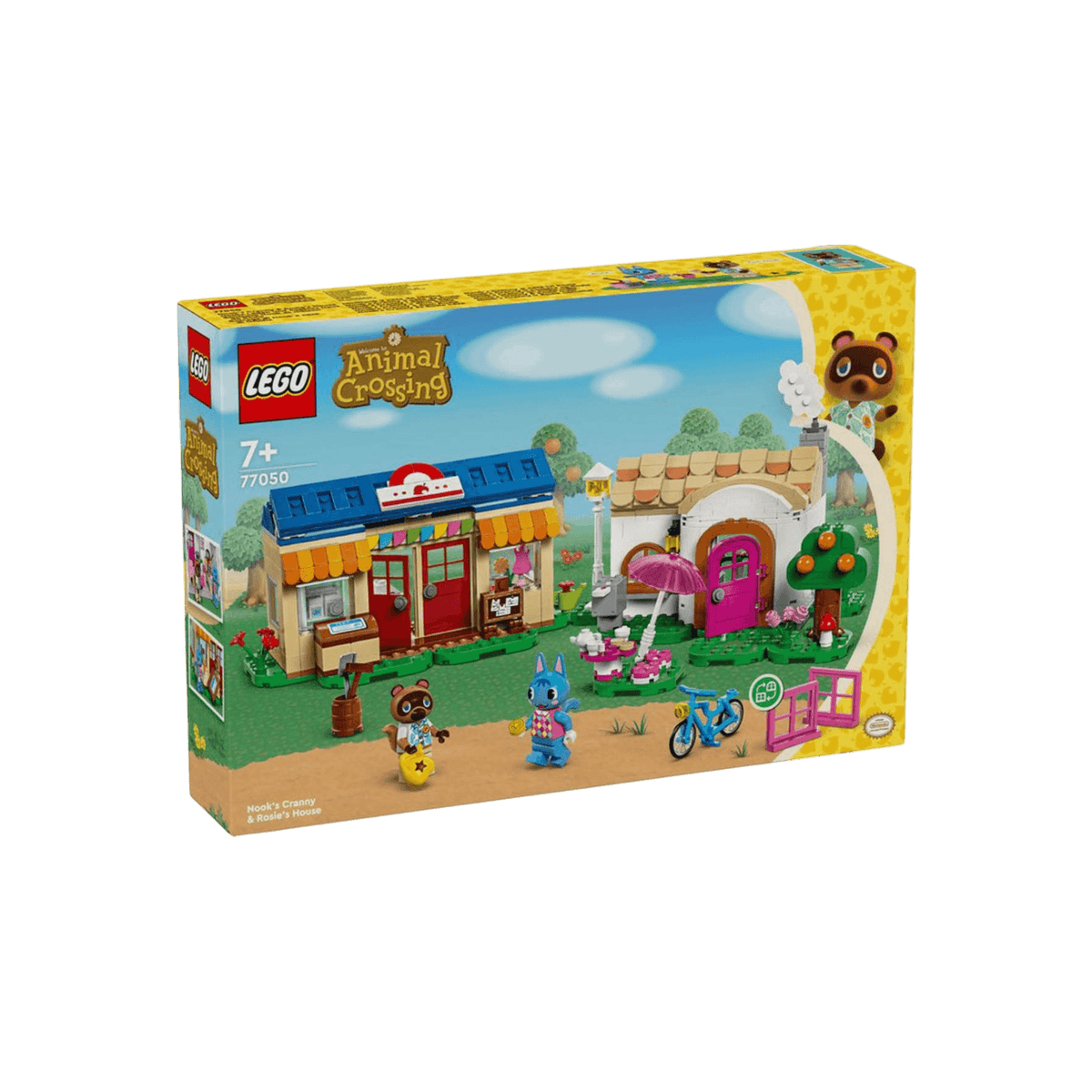 LEGO Animal Crossing Zestaw Nooks Cranny i domek Rosie 77050.