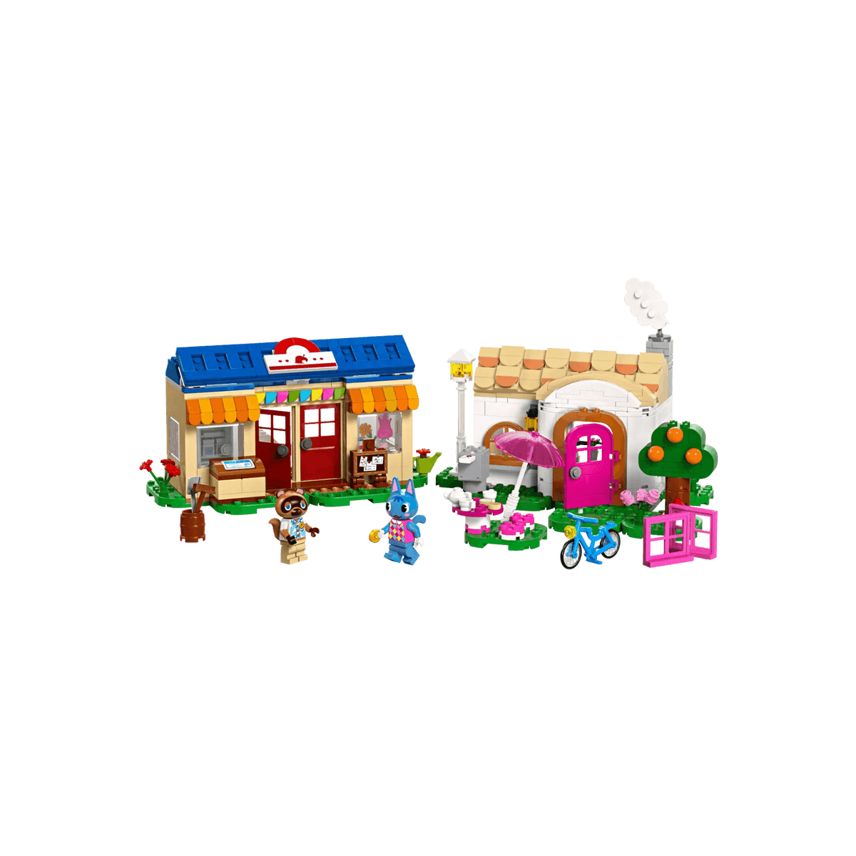 LEGO Animal Crossing Zestaw Nooks Cranny i domek Rosie 77050.