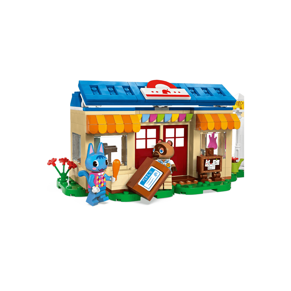 LEGO Animal Crossing Zestaw Nooks Cranny i domek Rosie 77050.