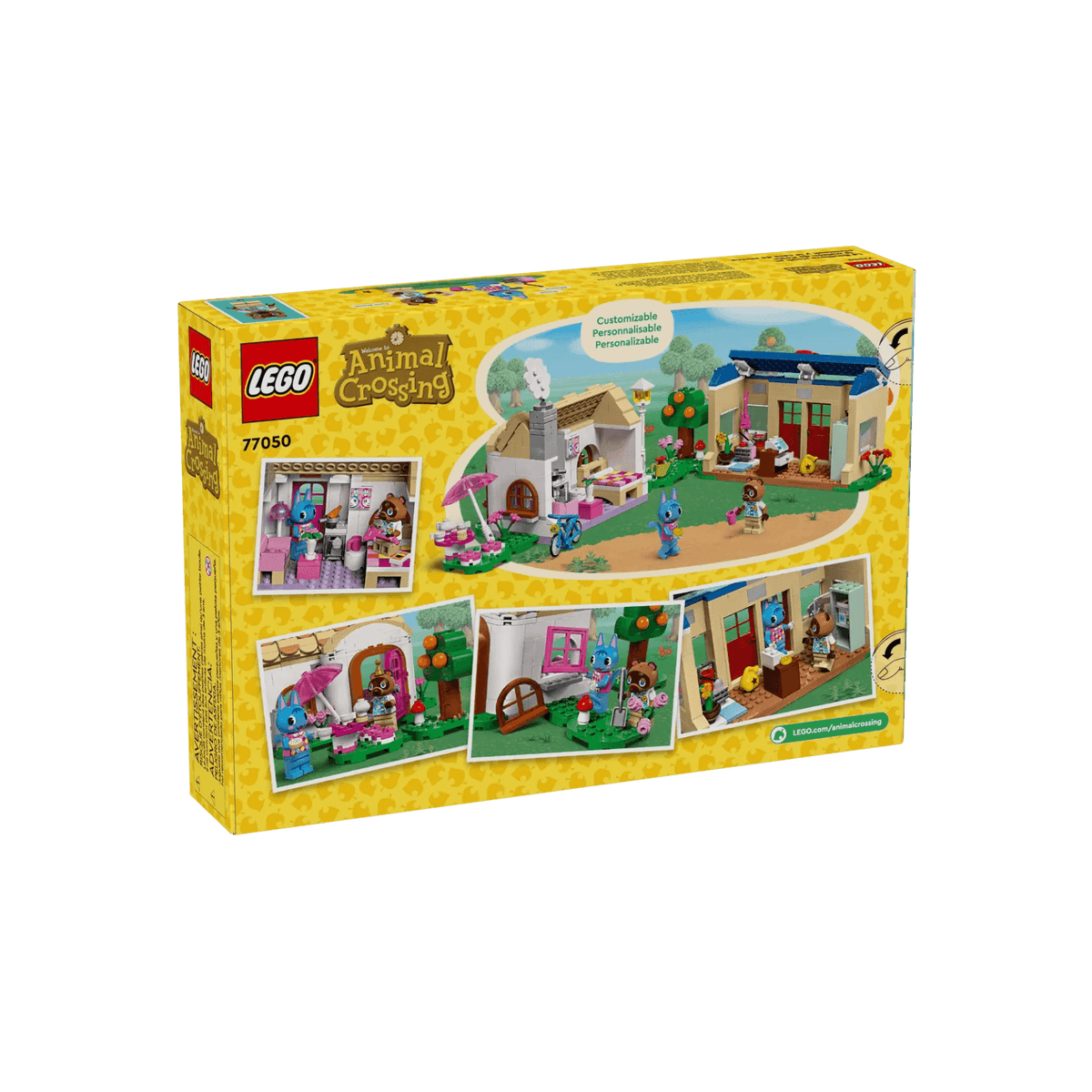 LEGO Animal Crossing Zestaw Nooks Cranny i domek Rosie 77050.
