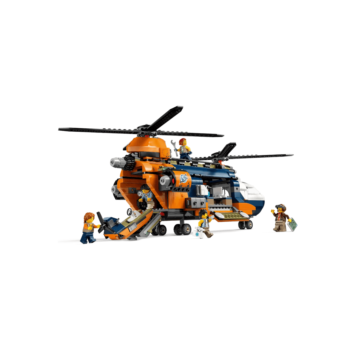 LEGO City Zestaw Helikopter badaczy dżungli w bazie 60437.