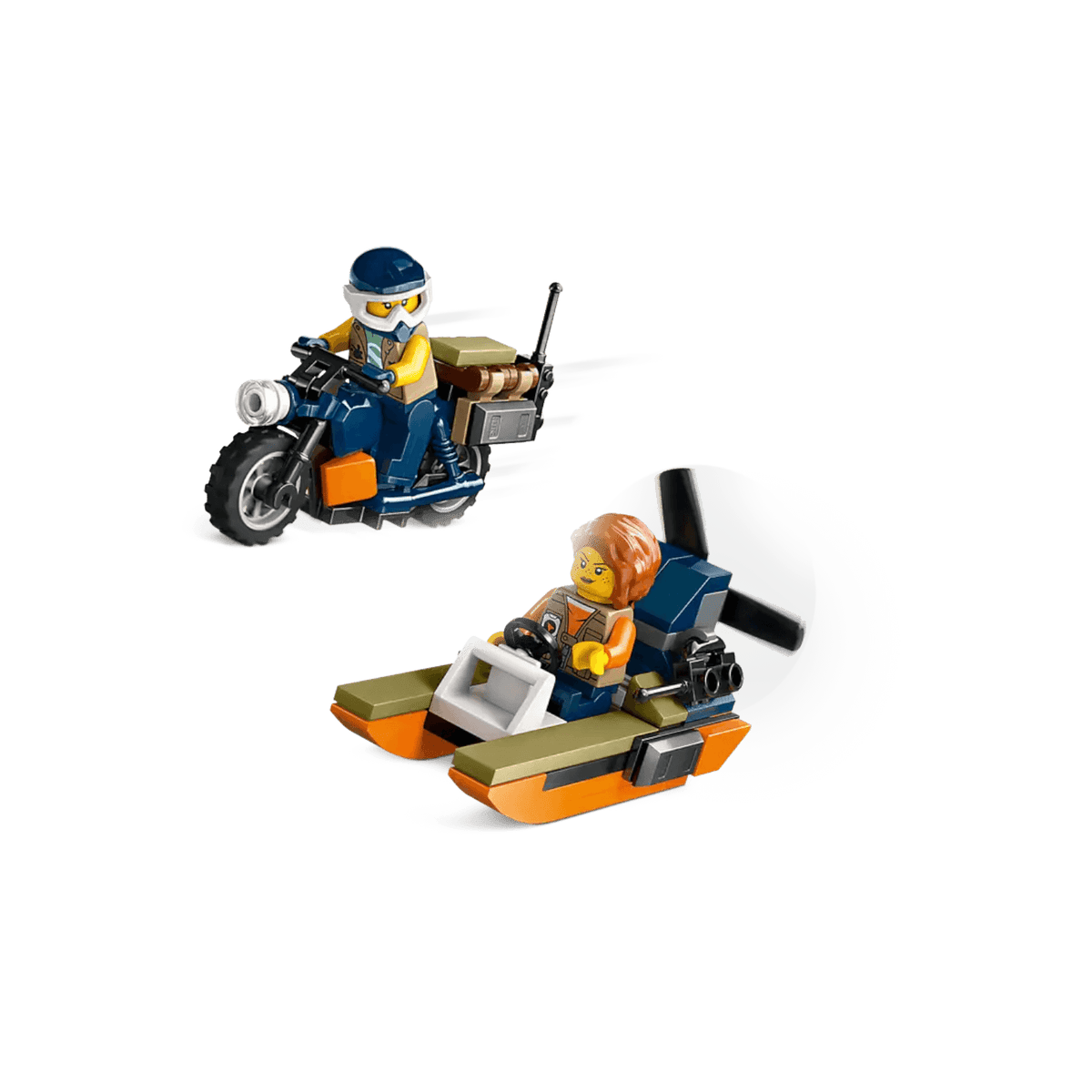 LEGO City Zestaw Helikopter badaczy dżungli w bazie 60437.