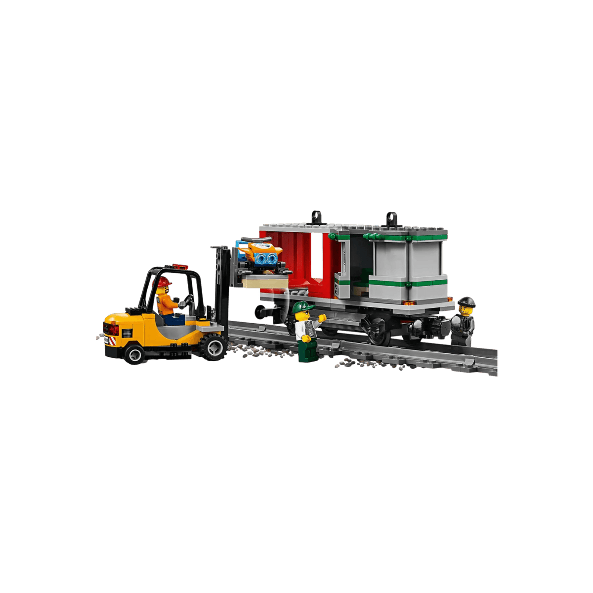 LEGO City Zestaw Pociąg towarowy 60198.