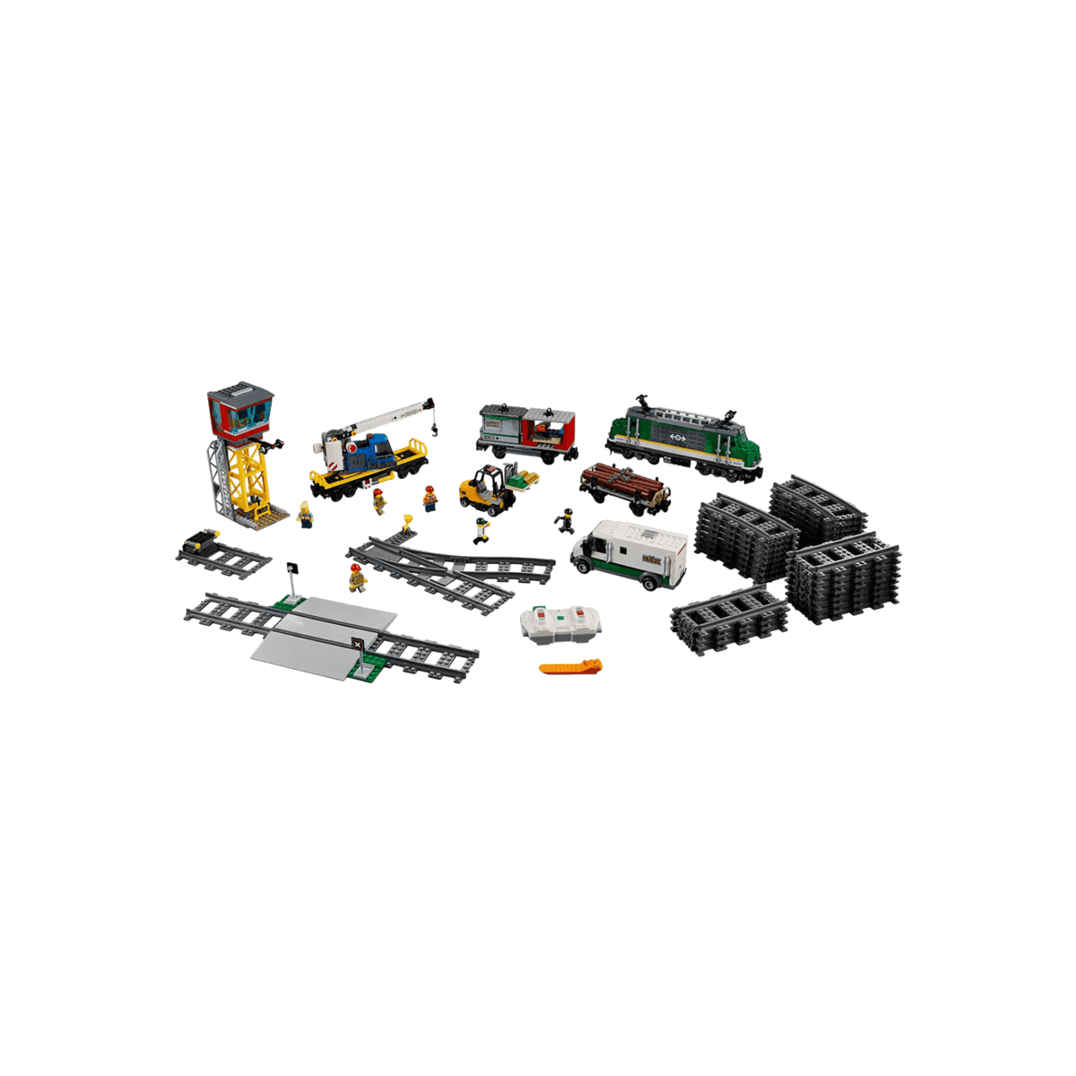 LEGO City Zestaw Pociąg towarowy 60198.
