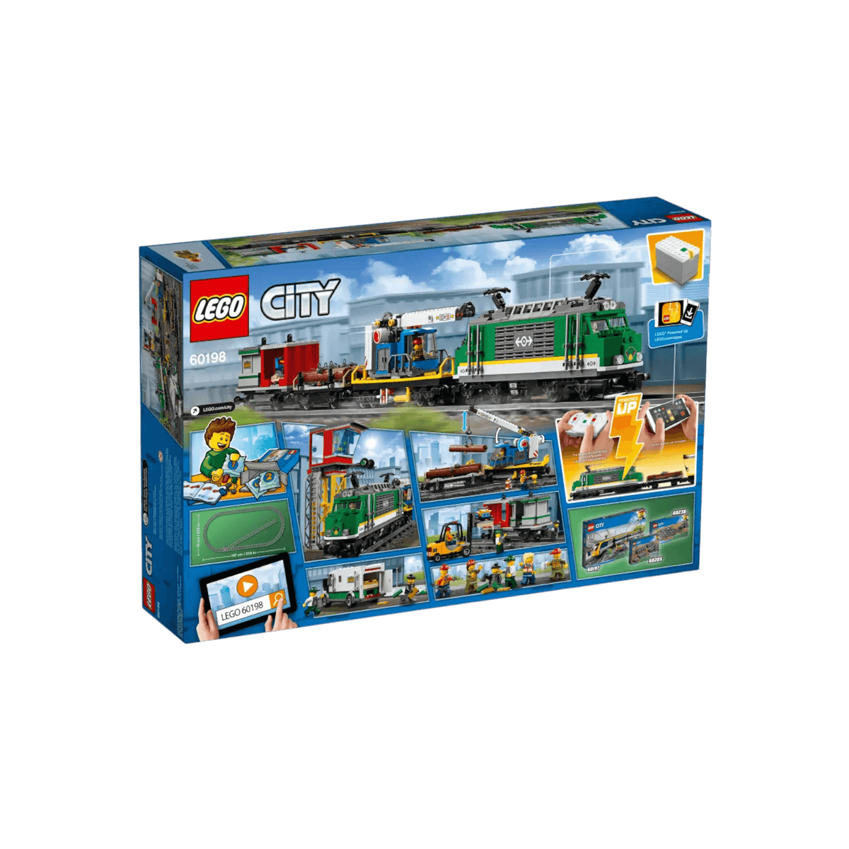 LEGO City Zestaw Pociąg towarowy 60198.