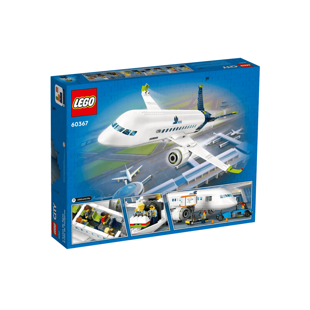 LEGO City Zestaw Samolot pasażerski 60367.