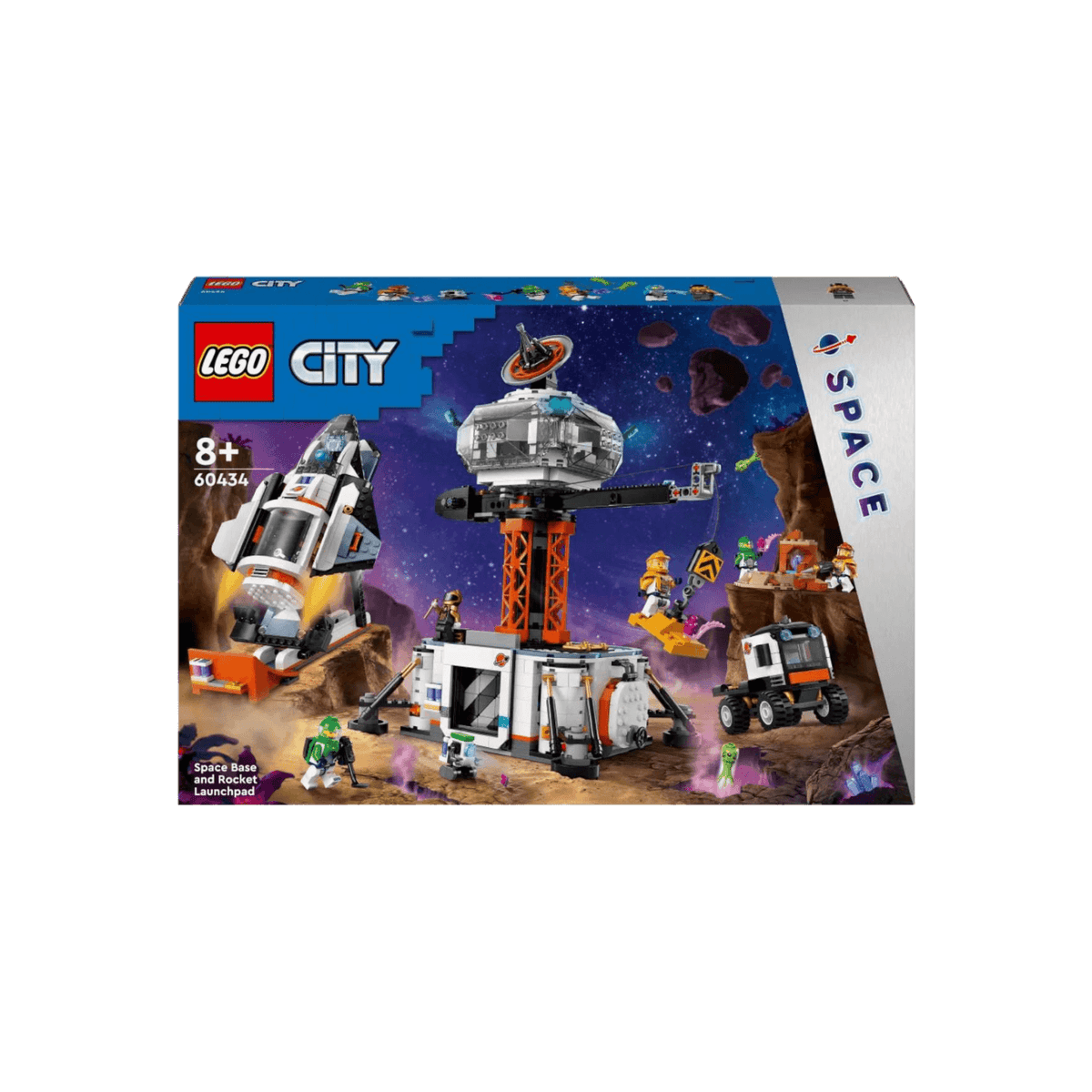 LEGO City Zestaw Stacja kosmiczna i stanowisko startowe rakiety 60434.