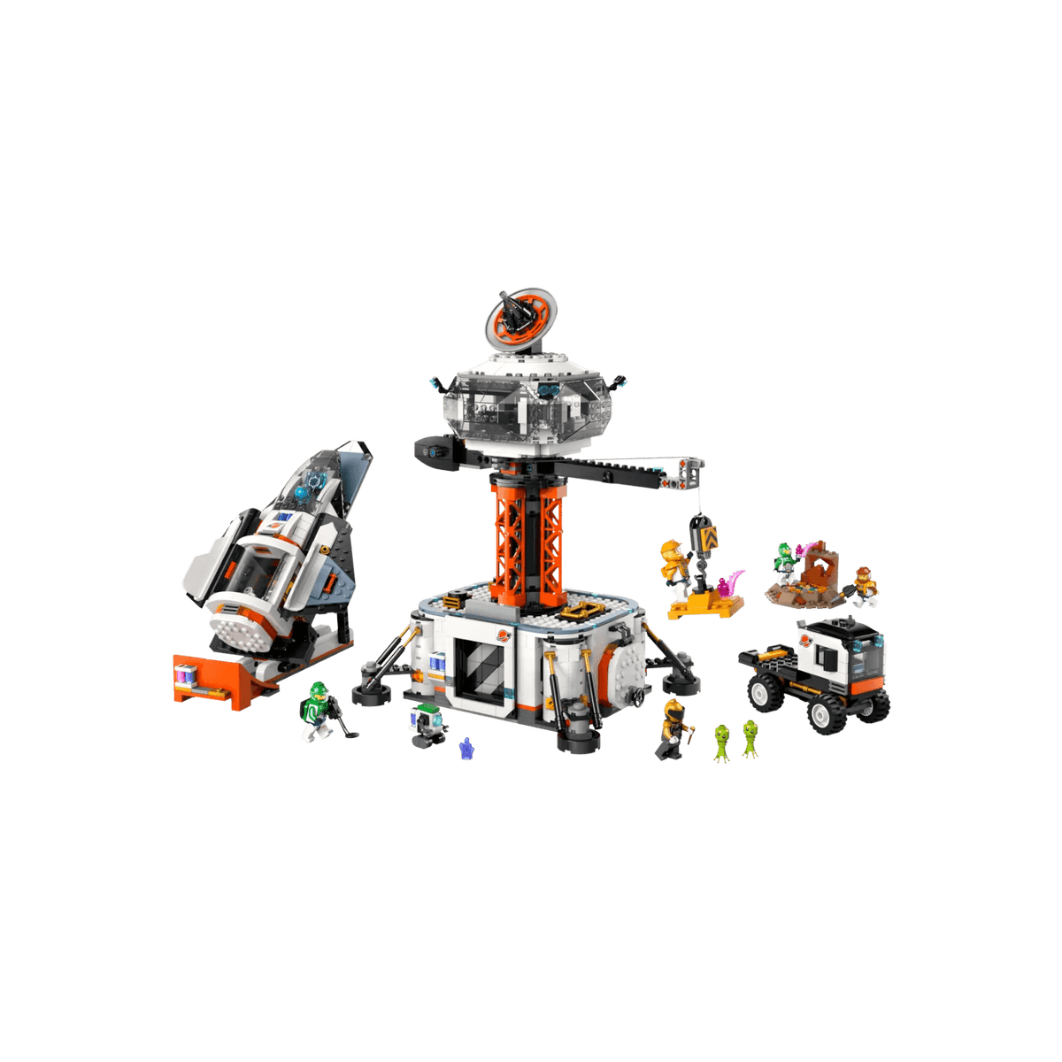 LEGO City Zestaw Stacja kosmiczna i stanowisko startowe rakiety 60434.