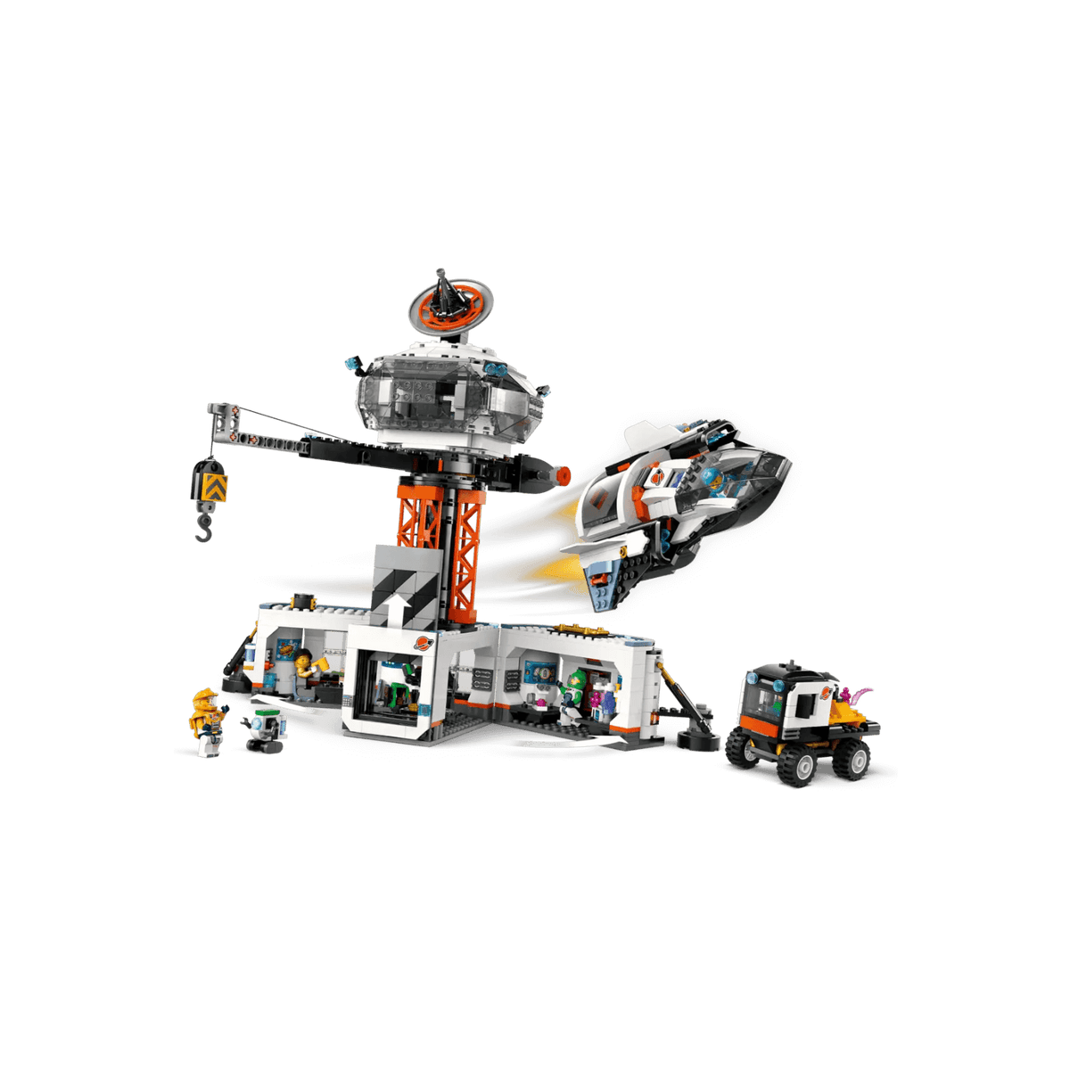 LEGO City Zestaw Stacja kosmiczna i stanowisko startowe rakiety 60434.