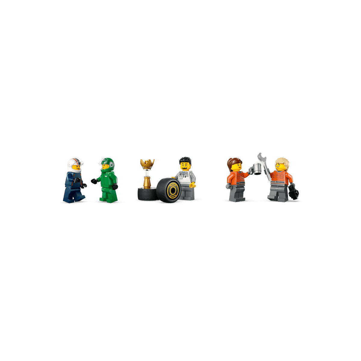 LEGO City Zestaw F1 Ciężarówka z bolidami RB20 i AMR24 F1 60445.