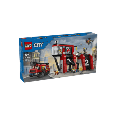 LEGO City Zestaw Remiza strażacka z wozem strażackim 60414.