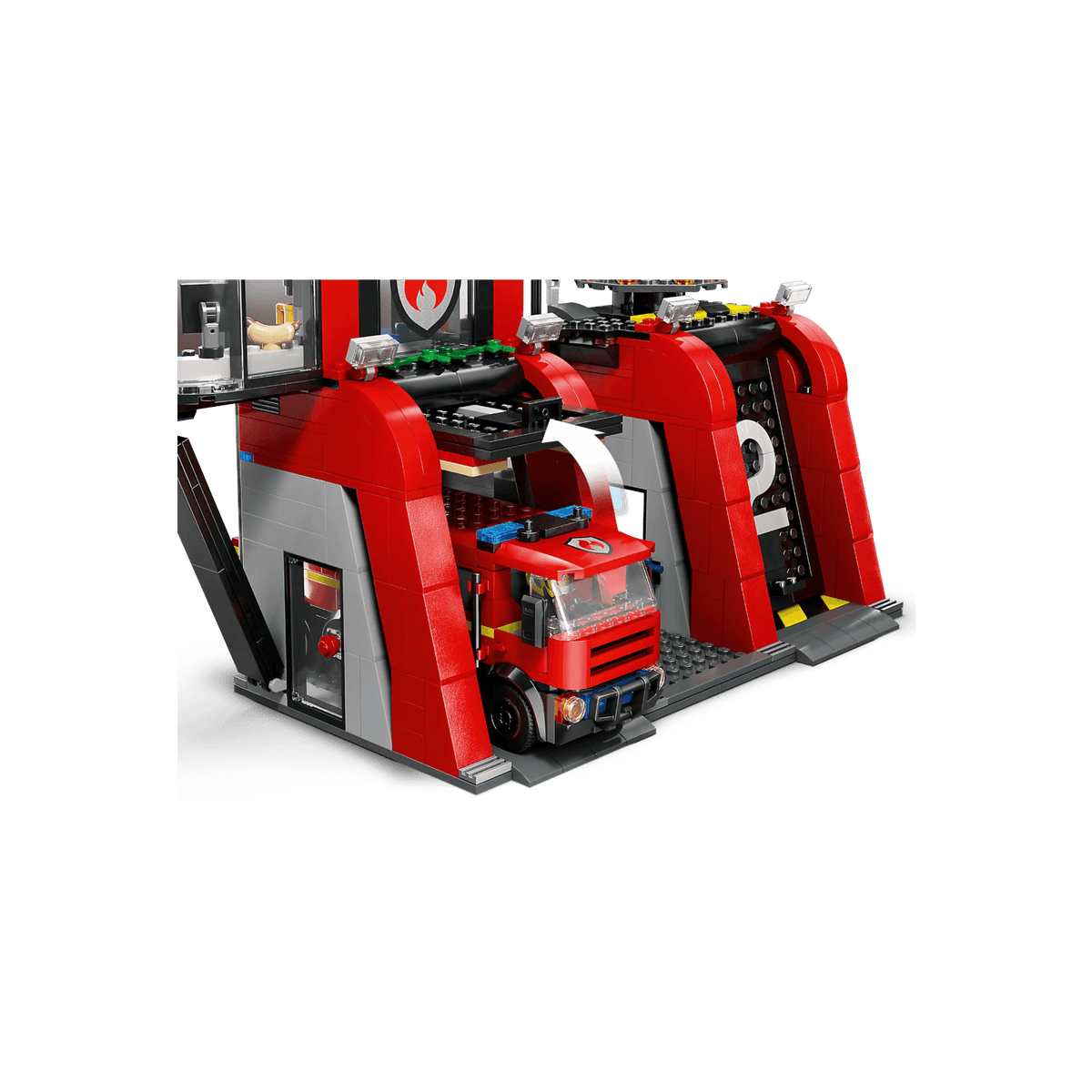 LEGO City Zestaw Remiza strażacka z wozem strażackim 60414.