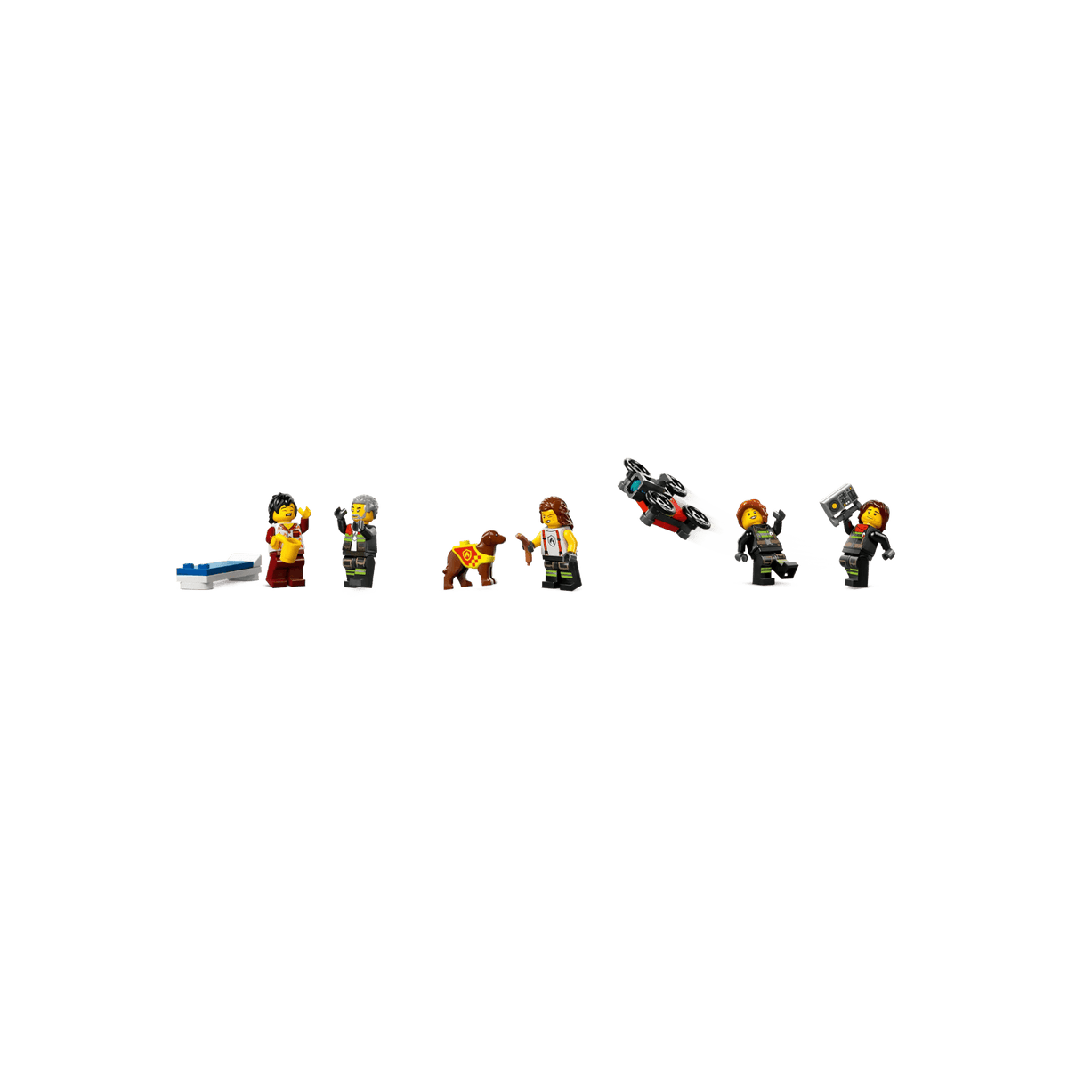 LEGO City Zestaw Remiza strażacka z wozem strażackim 60414.