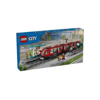 LEGO City Zestaw Tramwaj miejski ze stacją 60423.
