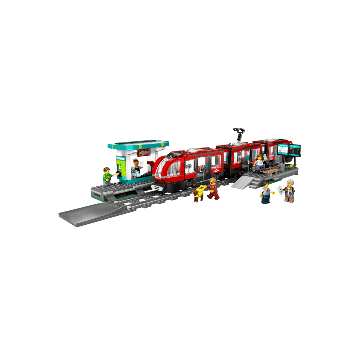 LEGO City Zestaw Tramwaj miejski ze stacją 60423.