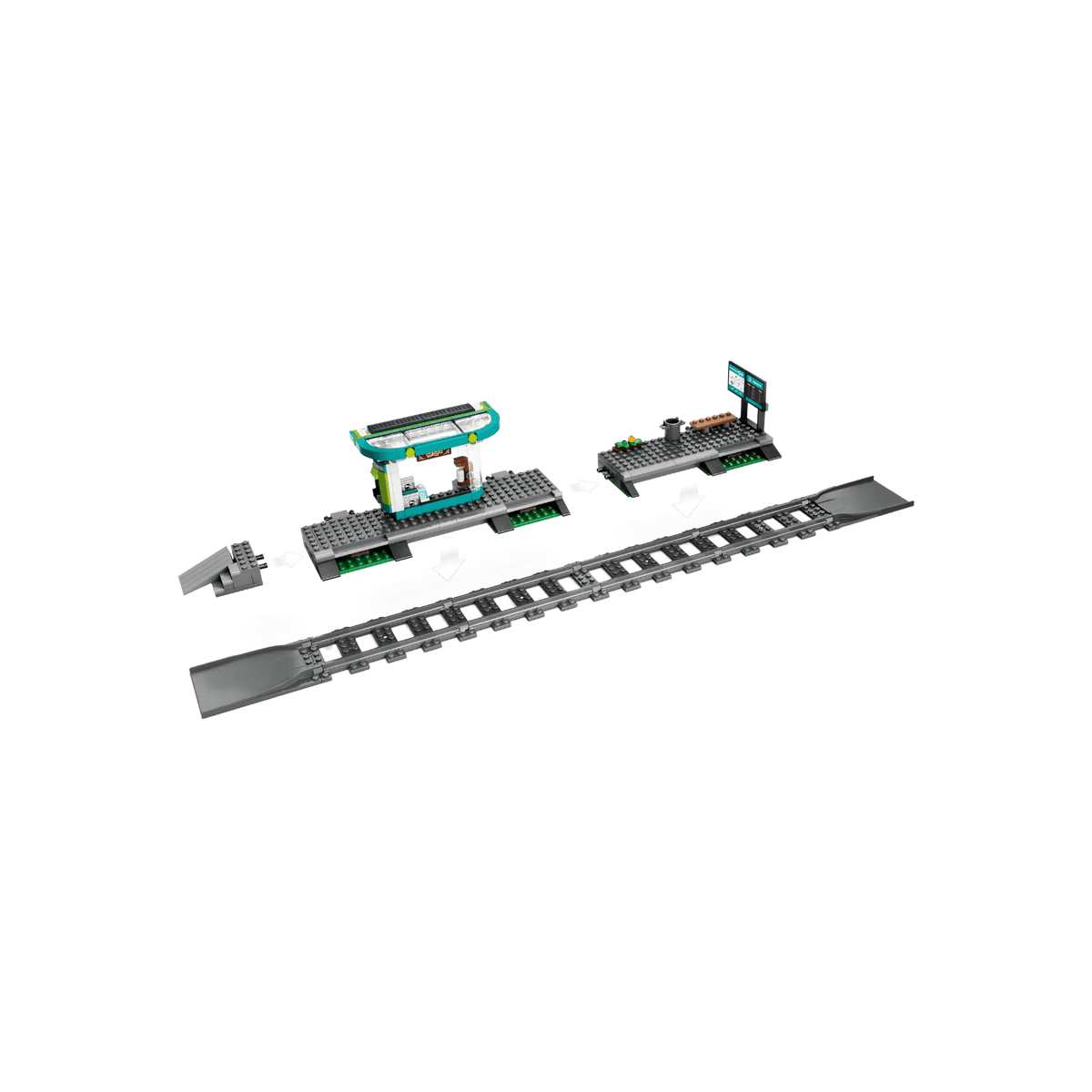 LEGO City Zestaw Tramwaj miejski ze stacją 60423.