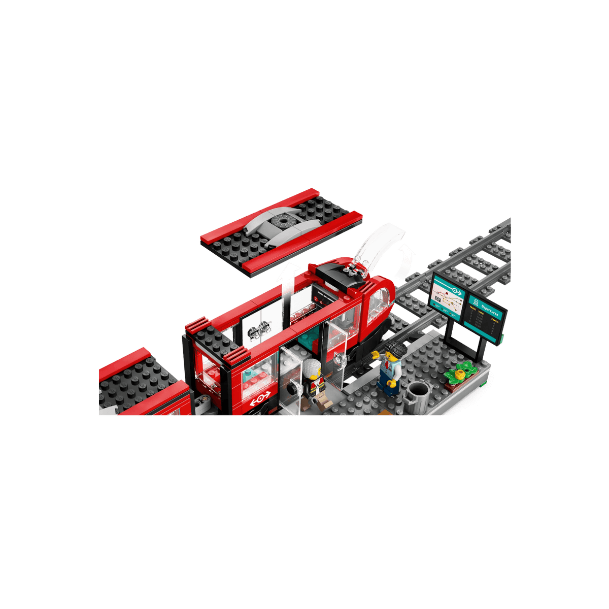 LEGO City Zestaw Tramwaj miejski ze stacją 60423.