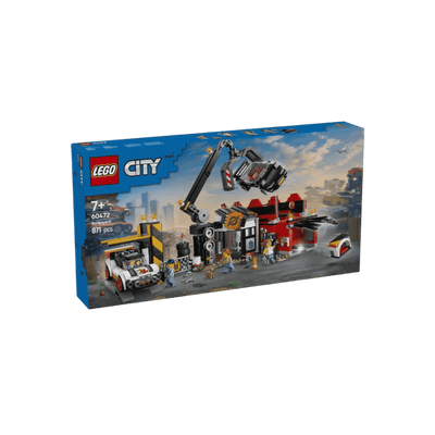 LEGO City Zestaw Złomowisko z samochodami 60472.