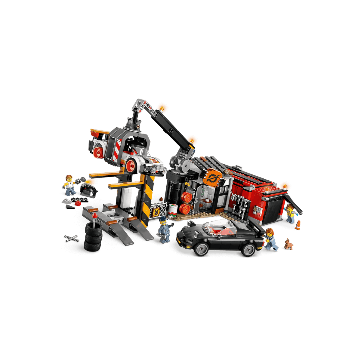 LEGO City Zestaw Złomowisko z samochodami 60472.