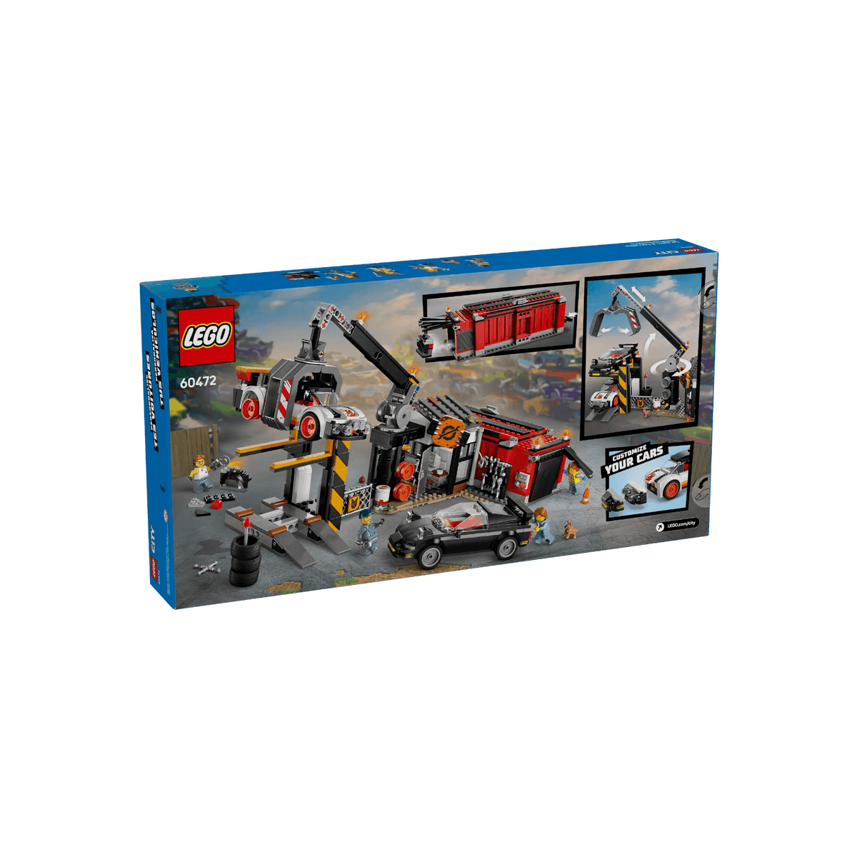 LEGO City Zestaw Złomowisko z samochodami 60472.