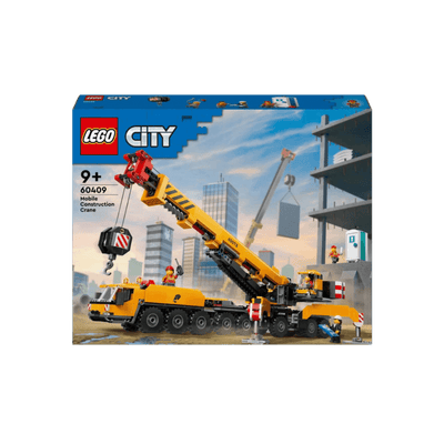 LEGO City Zestaw konstrukcyjny Żółty ruchomy żuraw 60409.