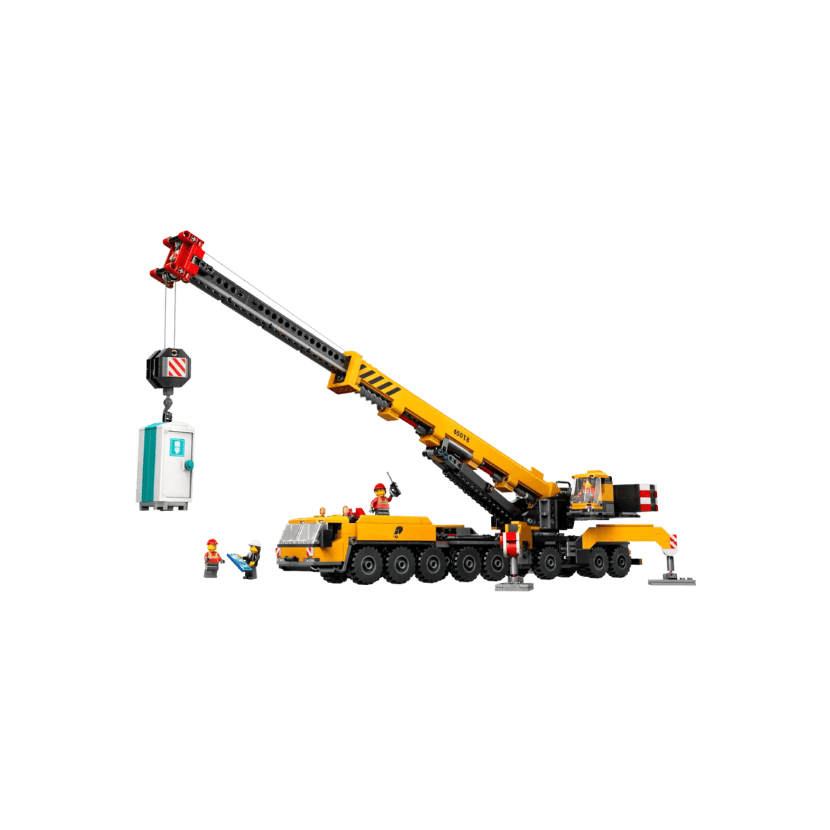 LEGO City Zestaw konstrukcyjny Żółty ruchomy żuraw 60409.